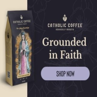 Catholic Coffee Medium Rectangle
